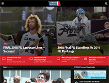 Tablet Screenshot of laxallstars.com